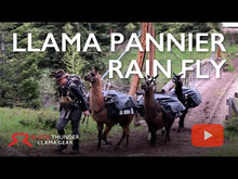 Load and play video in Gallery viewer, Llama Pannier Rain Fly